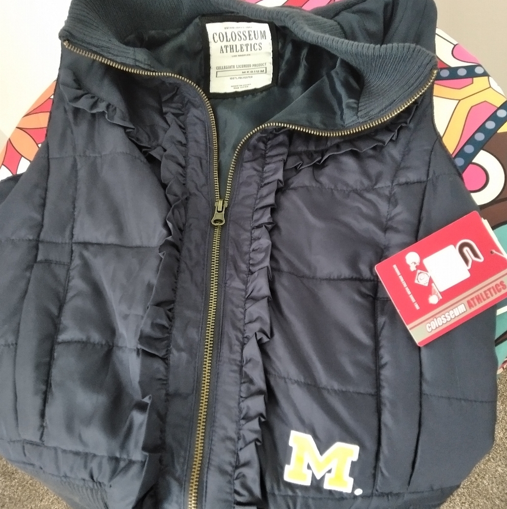 Michigan vest LET’S GO BLUE!